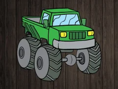 Permainan Monster Truck Jigsaw talian