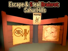 Permainan Escape & Steal Brainrot: Sahur Hills talian
