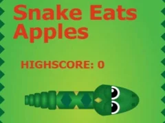 Permainan Snake Eats Apples talian