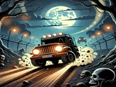 Permainan Racing Car Destroying Zombie talian