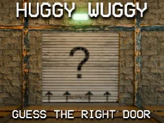 Permainan Huggy Wuggy Guess the right door talian