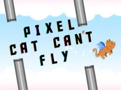Permainan Pixel cat can't fly talian