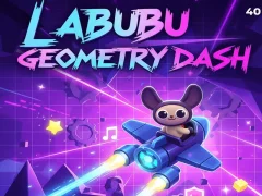 Permainan Labubu Geometry Dash talian