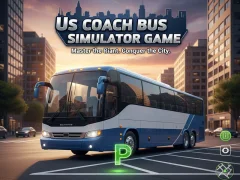 Permainan US Coach Bus Simulator Game talian