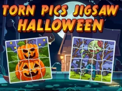 Permainan Torn Pics Jigsaw Halloween talian