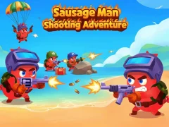 Permainan Sausage Man Shooting Adventure talian
