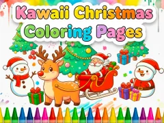 Permainan Kawaii Christmas Coloring Pages talian