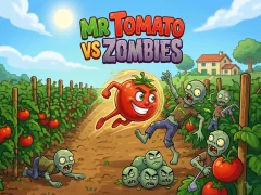 Permainan Mr Tomato VS Zombies talian