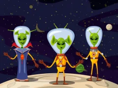 Permainan Aliens In Space Hidden talian