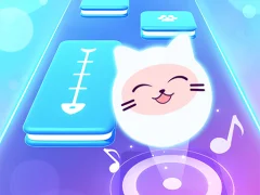 Permainan Music Cat! Piano Tiles Game 3D talian