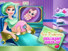 Permainan Ice Princess Pregnant Check Up talian