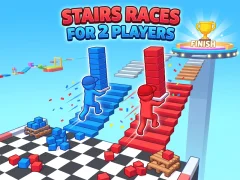 Permainan Stairs Races For 2 Players talian