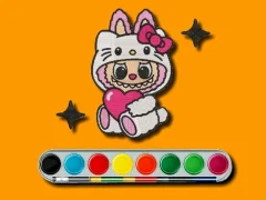 Permainan Labubu Coloring Adventure talian