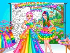 Permainan Princess Rainbow Look talian