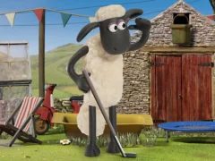 Permainan Shaun The Sheep Baahmy Golf talian