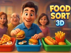 Permainan Food Sort 3D talian