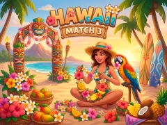 Permainan Hawaii Match 3 talian