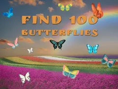 Permainan Find 100 butterflies talian