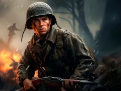 Permainan World War 2 Shooter talian