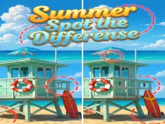 Permainan Summer Spot the Differense talian