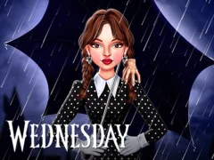 Permainan Celebrity Wednesday Addams Style talian