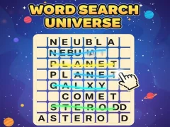 Permainan Word Search: Universe talian