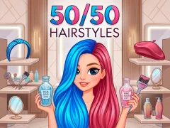 Permainan 50/50 Hairstyles talian
