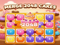 Permainan Merge 2048 cakes talian
