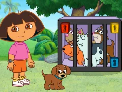 Permainan Dora The explorer Dora's Puppy Adventure talian