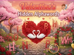 Permainan Valentine's Hidden Alphawords talian