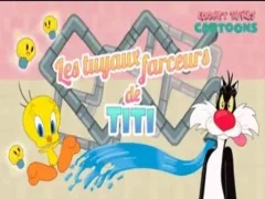 Permainan Looney Tunes Cartoons Les tuyaux farceurs de Titi talian