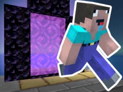 Permainan Noob Steve Parkour talian
