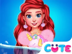 Permainan Princess Turned Into Mermaid talian