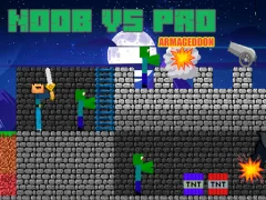 Permainan Noob vs Pro Armageddon talian
