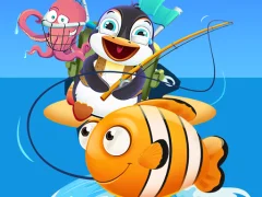 Permainan Baby Penguin Fishing talian