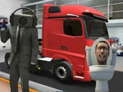 Permainan Truck Simulator Skibidi Toilet talian