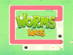 Permainan Worms Lines talian