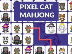 Permainan Pixel cat mahjong talian