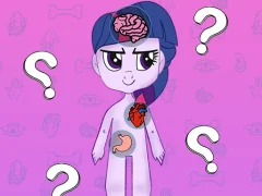 Permainan My Little Pony Learning The Body talian