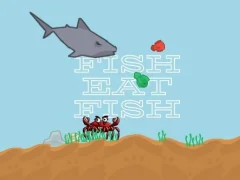 Permainan Fish eat fish 2 player talian