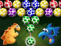 Permainan Dino Eggs Bubble Shooter talian