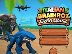 Permainan Brainrot Itali bertahan parkour talian