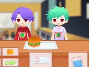 Permainan Burger Rush Restaurant talian