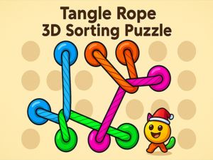 Permainan Hazel Tangle Tangle 3D: Menyusun teka-teki talian