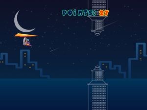 Permainan Midnight Sky Runner talian