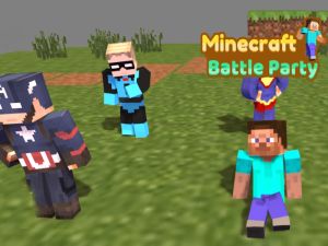 Permainan Parti Pertempuran Minecraft talian