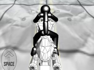 Permainan Perlumbaan motosikal zombie stickman talian