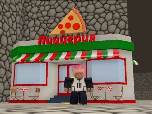Permainan Penghantaran pizza obby talian
