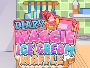 Permainan Diary Maggie: Waffle Ice Cream talian