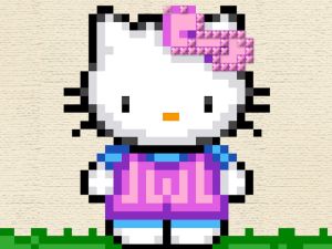 Permainan Hello Kitty Cross Stitch talian